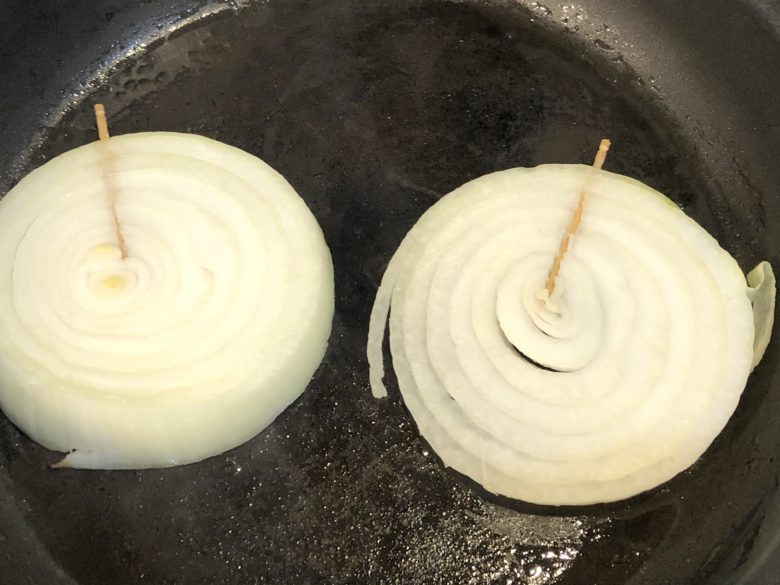 玉ねぎの焼き方