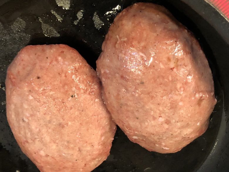 ハンバーグの焼き方